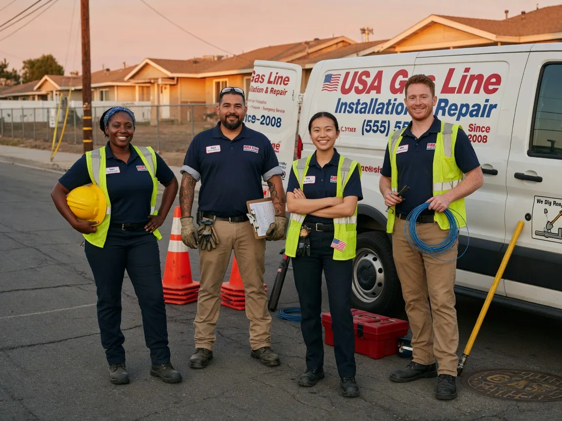 Gas Line Installation company in New London, NC
